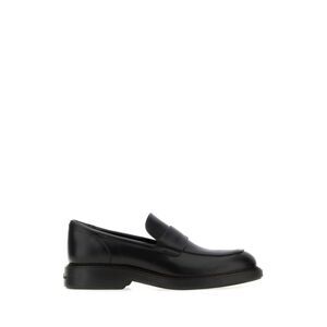 Hogan Men Black Leather  H704 Loafers